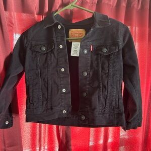Levi's Black Jean Jacket Classic Trucker Style